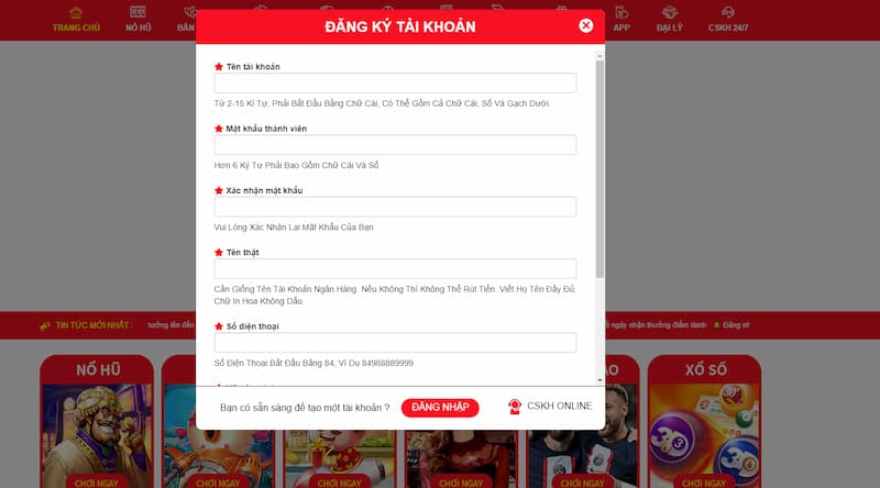 Hướng dẫn hội viên các bước tham gia đăng ký