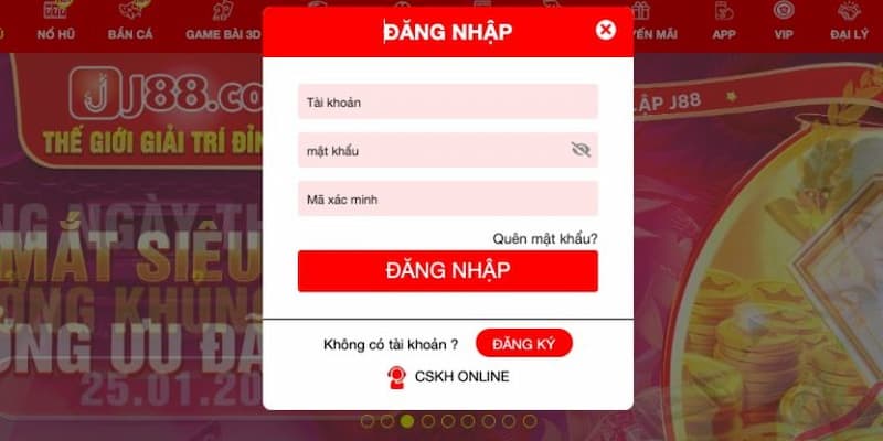 Các bước tham gia đăng nhập tại nhà cái